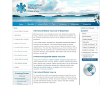 Tablet Screenshot of international-medical-insurance.com